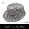 Dobby small purple flower fedora hats for sales